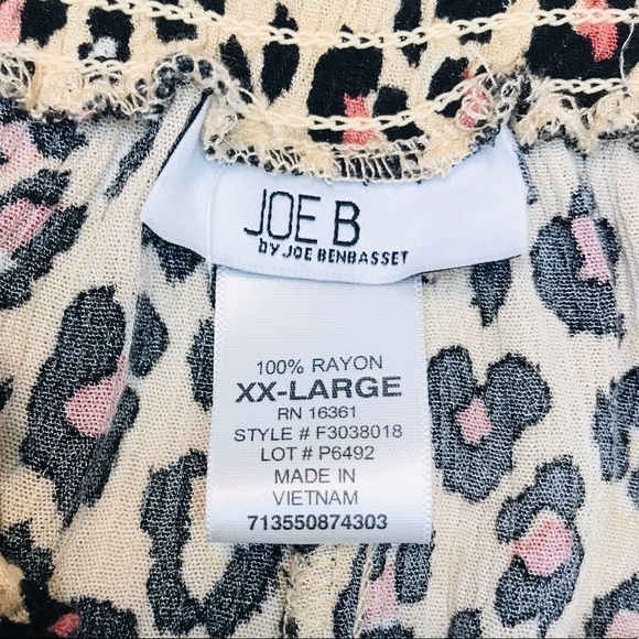 Joe B by Joe Benbasset Leopard Cheetah Midi Animal Print Smock Faux Wrap Skirt - Picture 10 of 12